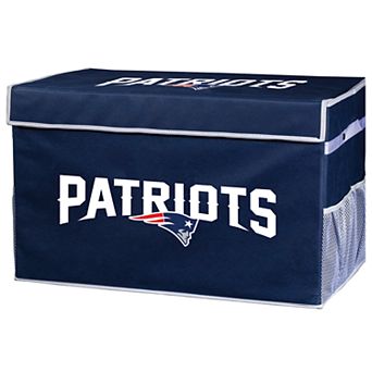 Franklin Sports New England Patriots Small Collapsible Footlocker Storage Bin