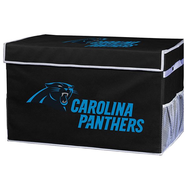 Franklin Sports Carolina Panthers Small Collapsible Footlocker Storage Bin