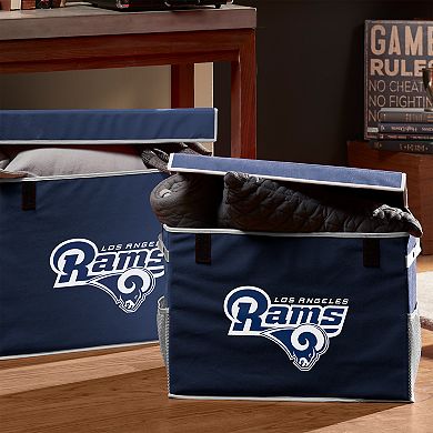 Franklin Sports Los Angeles Rams Small Collapsible Footlocker Storage Bin