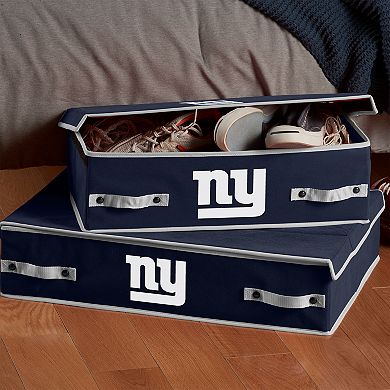 Franklin Sports New York Giants Large Under-the-Bed Storage Bin