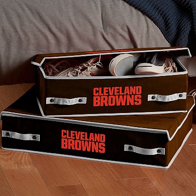 Franklin Sports Cleveland Browns Large Under-the-Bed Storage Bin