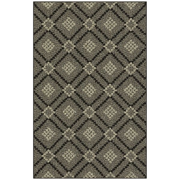 Sonoma Goods For Life® Covington Area & Washable Throw Rug - Black Tan (30X43)