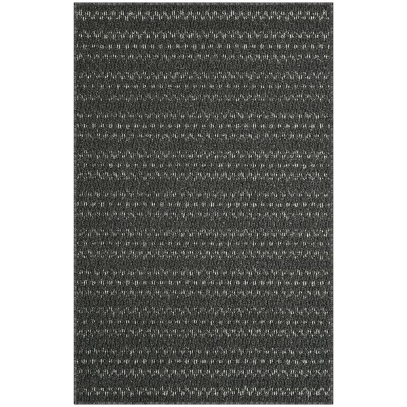 Sonoma Goods For Life Covington Area & Washable Throw Rug, Dark Grey, 7X10 Ft