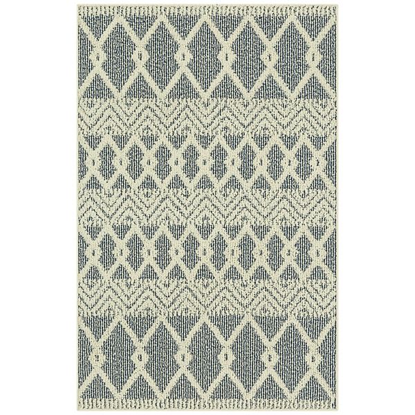 Sonoma Goods For Life® Covington Area & Washable Throw Rug - Navy (30X43)