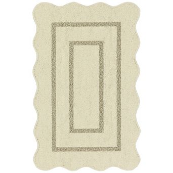 Sonoma Goods For Life® Scallop Covington Area & Washable Throw Rug