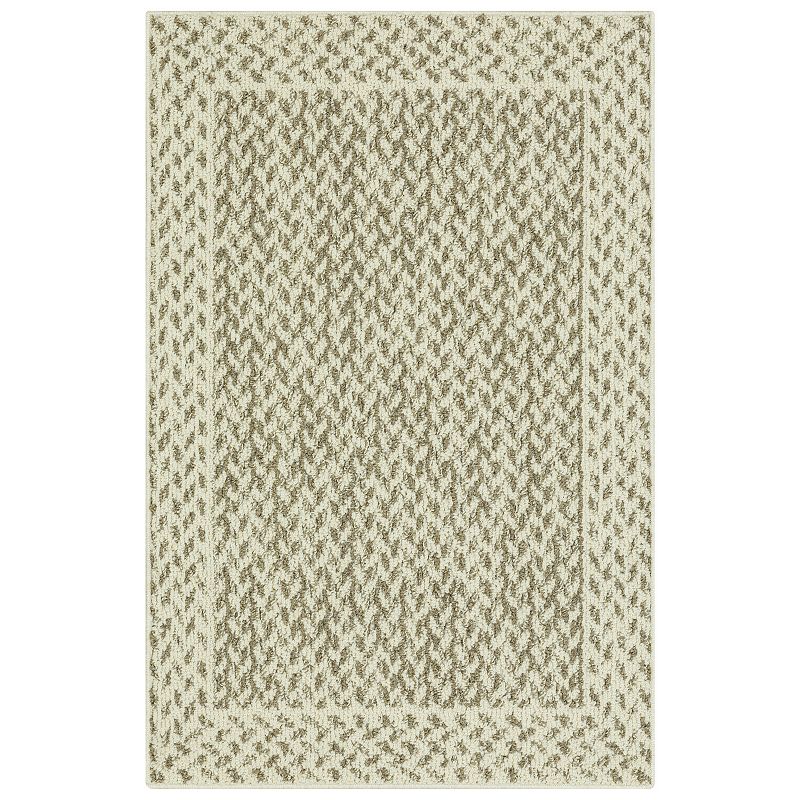 Sonoma Goods For Life® Covington Area & Washable Throw Rug, Border Braid 36’X60’ 