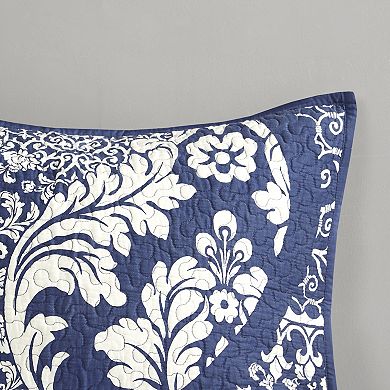 Madison Park Marcella 6-Piece Quilt Set with Shams and Decorative Pillows