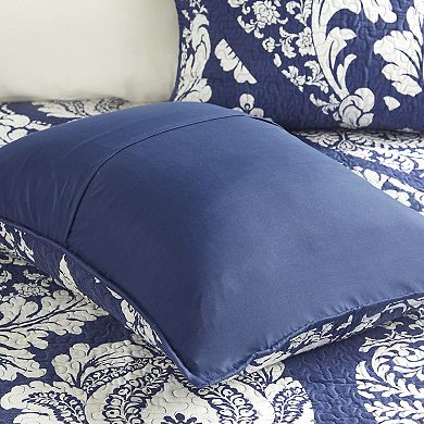 Madison Park Marcella 6-Piece Quilt Set with Shams and Decorative Pillows