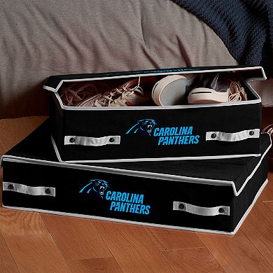 Franklin Sports Carolina Panthers Small Under-the-Bed Storage Bin