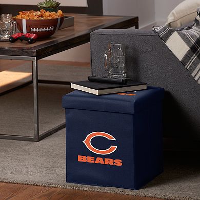 Franklin Sports Chicago Bears Storage Ottoman with Detachable Lid
