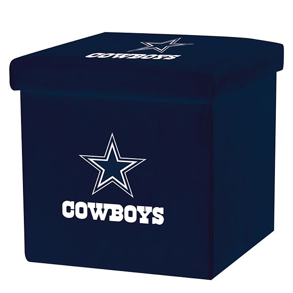 Gray Dallas Cowboys Ottoman Cooler & Seat