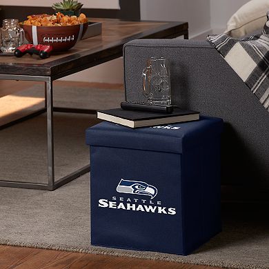 Franklin Sports Seattle Seahawks Storage Ottoman with Detachable Lid