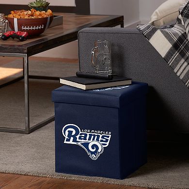 Franklin Sports Los Angeles Rams Storage Ottoman with Detachable Lid