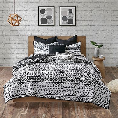 Urban Habitat Cora 7-Piece Cotton Quilt Set with Shams and Throw Pillows