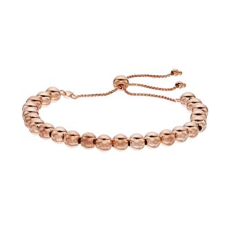Argento Bella Sterling Silver Bead Bolo Bracelet