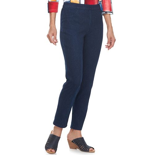 alfred dunner pull on jeans