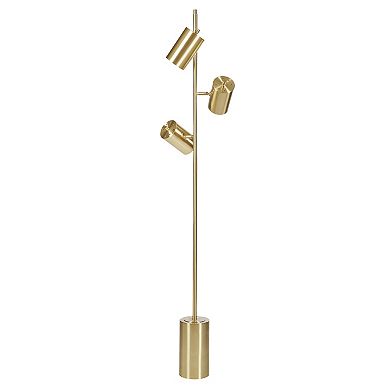 INK+IVY Alta 3-Light Metal Floor Lamp