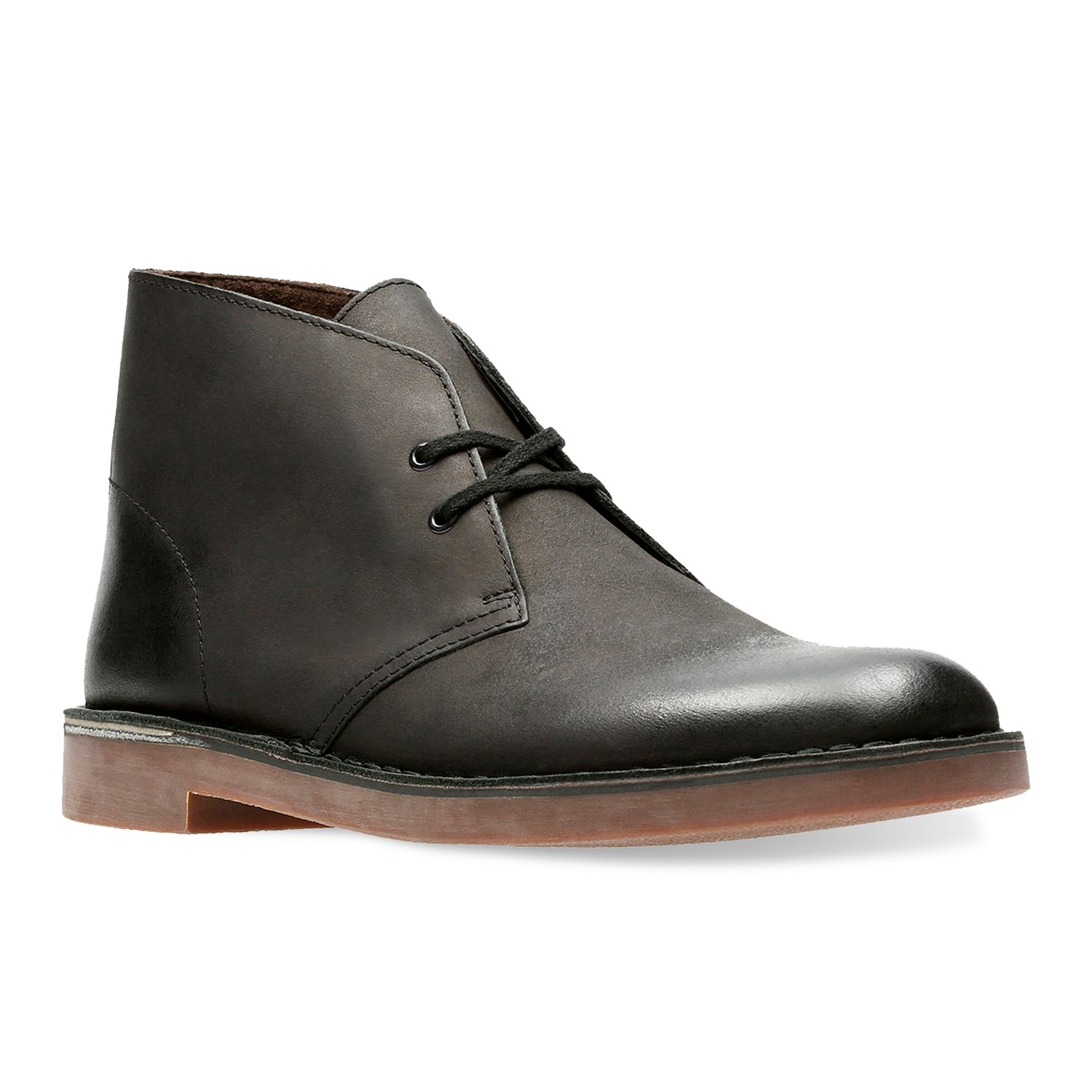 clarks bushacre 2 grey leather