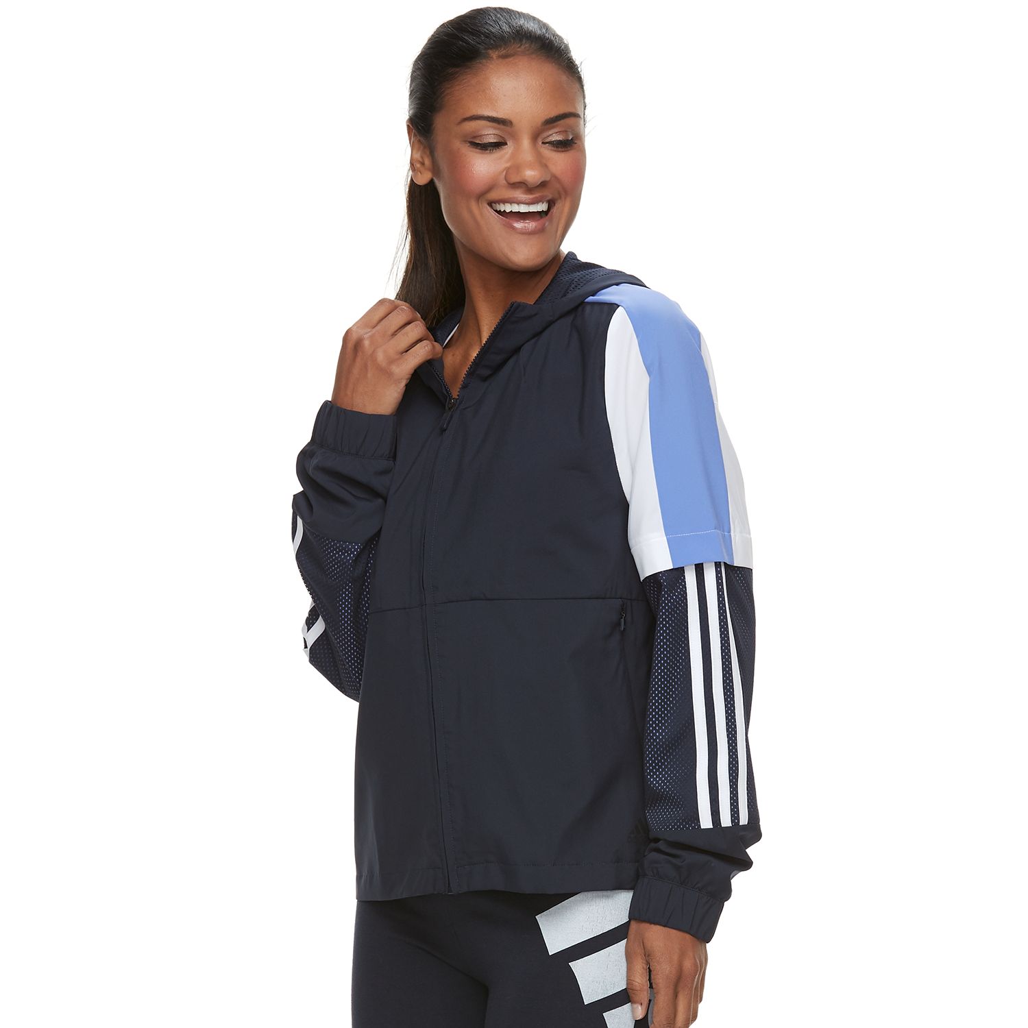 adidas women's id wind half zip jacket