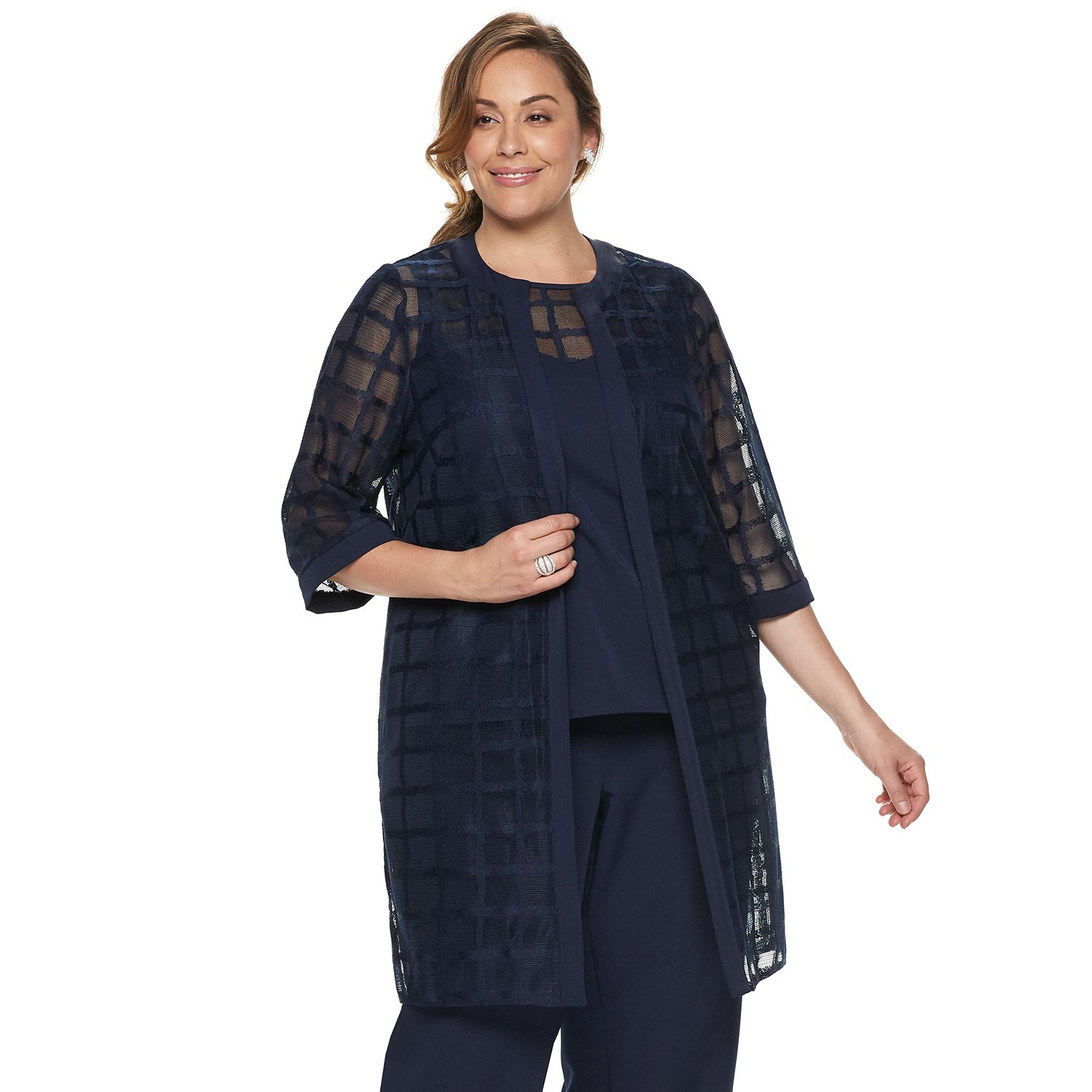 maya brooke plus size pant suits