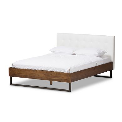 Baxton Studio Mitchell Industrial Platform Bed