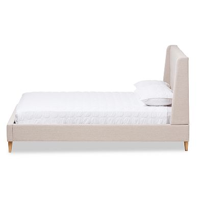 Baxton Studio Adelaide Tufted Platform Bed