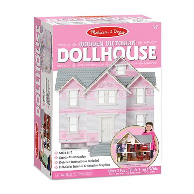 Melissa & Doug Classic Heirloom Victorian Wooden Dollhouse