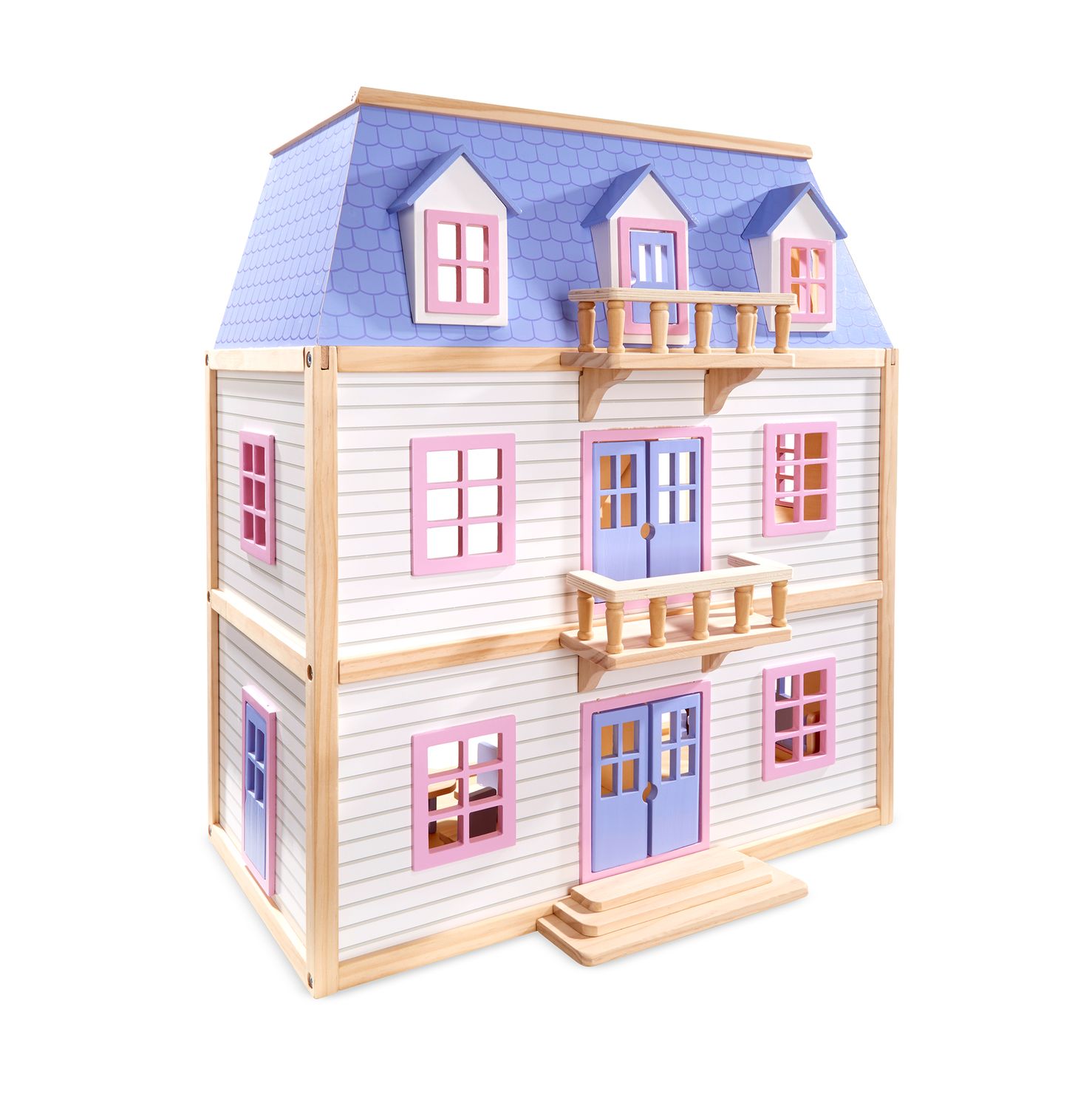 wooden doll house melissa and doug