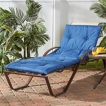 Greendale Home Fashions Four-Section Indoor Outdoor Reversible Chaise Lounge Cushion