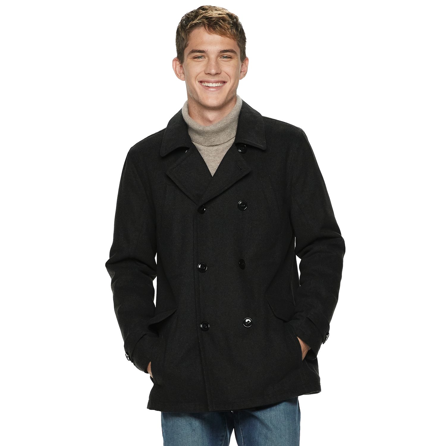 kohls mens peacoats