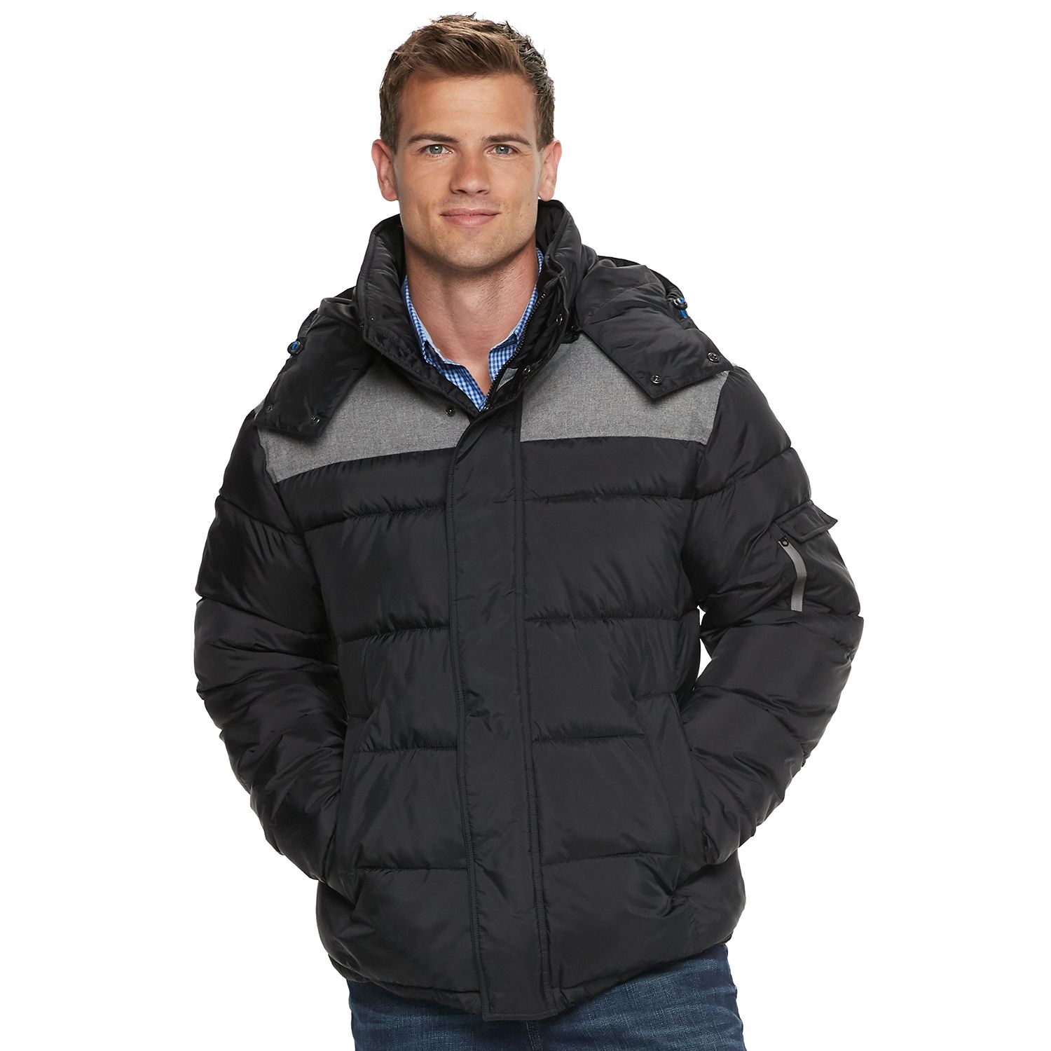 kohls mens down jackets