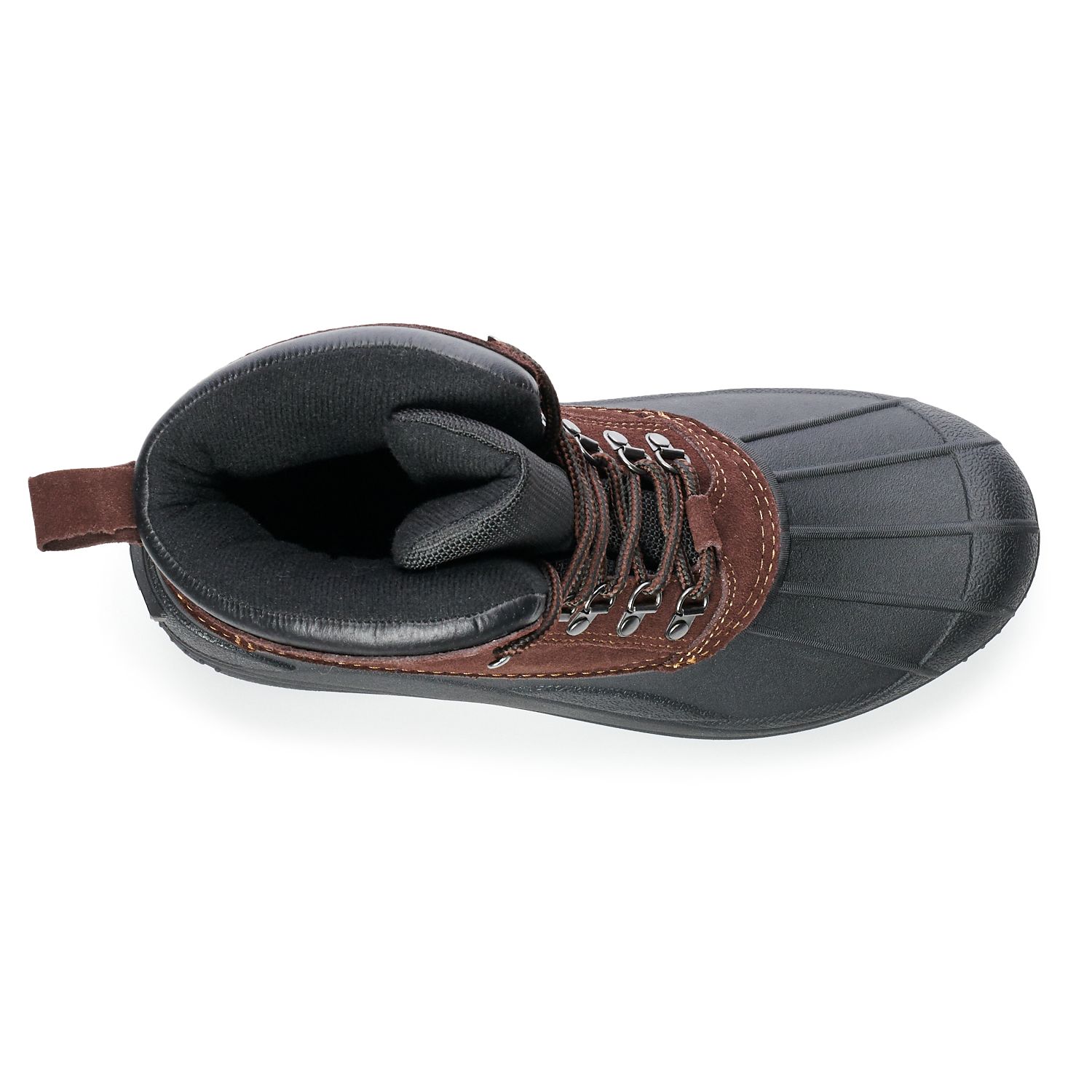 totes surface men's water resistant winter duck boots