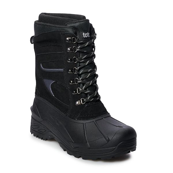 totes Gloss Men's Waterproof Winter Boots