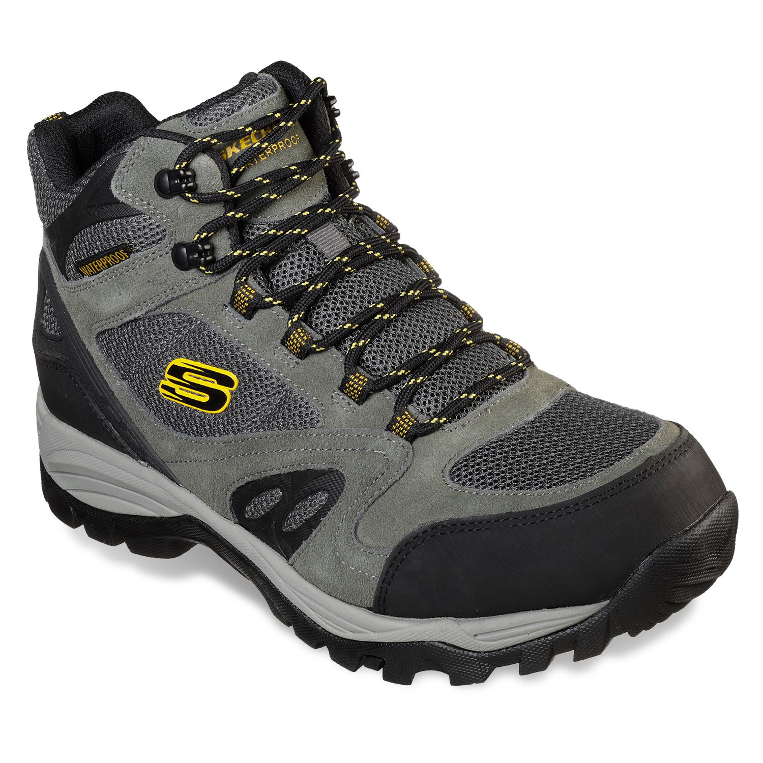 skechers relaxed fit rolton elero men's waterproof hiking boots