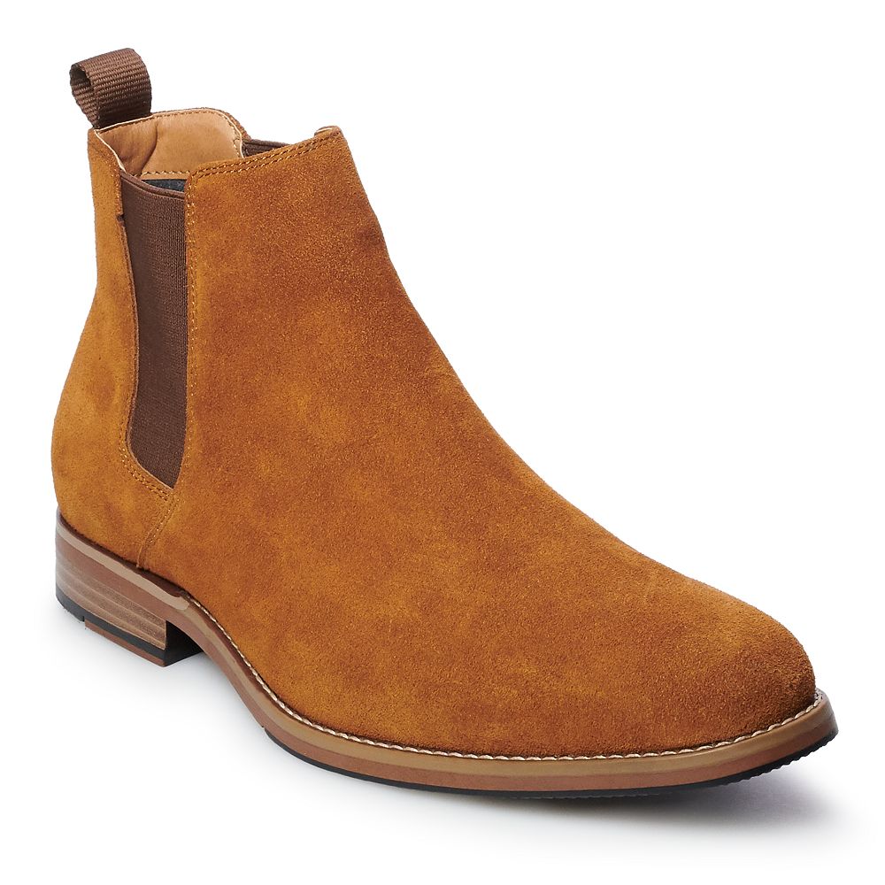 Sonoma Suede Chelsea Style Boots Mens 13 Brown Casual Pull On Ankle Boots Sonoma | Shoes | Sonoma Mens Brown Suede Chelsea Boots  main image 2