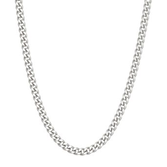 Jordan Blue Sterling Silver Curb Chain Necklace
