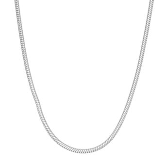 Jordan Blue Sterling Silver Snake Chain Necklace