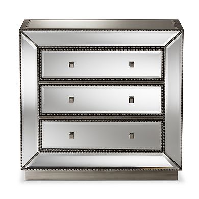 Baxton Studio Edeline Mirrored Dresser