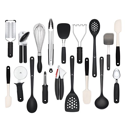 oxo good grips silicone utensil set