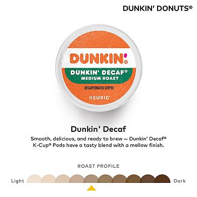 Dunkin' Donuts Decaf Coffee, Keurig® K-Cup® Pods, Medium Roast - 44-pk.