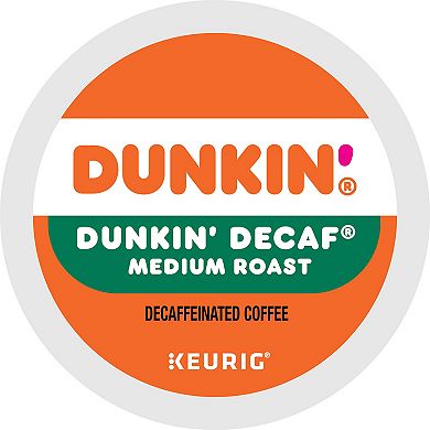 Dunkin' Donuts Decaf Coffee, Keurig® K-Cup® Pods, Medium Roast - 44-pk.