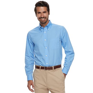 Men's Croft & Barrow® Regular-Fit Easy-Care Button-Down Collar Dress Shirt