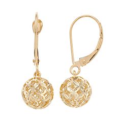 Kohls 14 karat gold on sale earrings