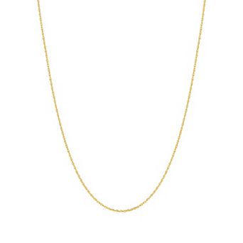 PRIMROSE Sterling Silver Rope Chain Necklace