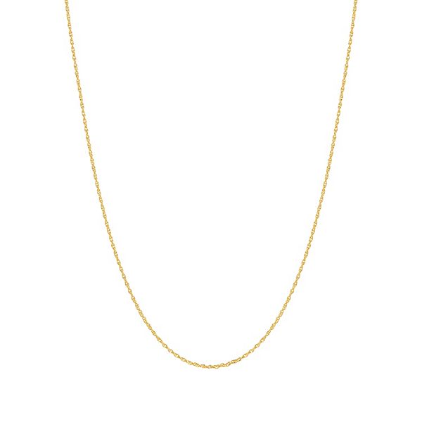 PRIMROSE Sterling Silver Rope Chain Necklace