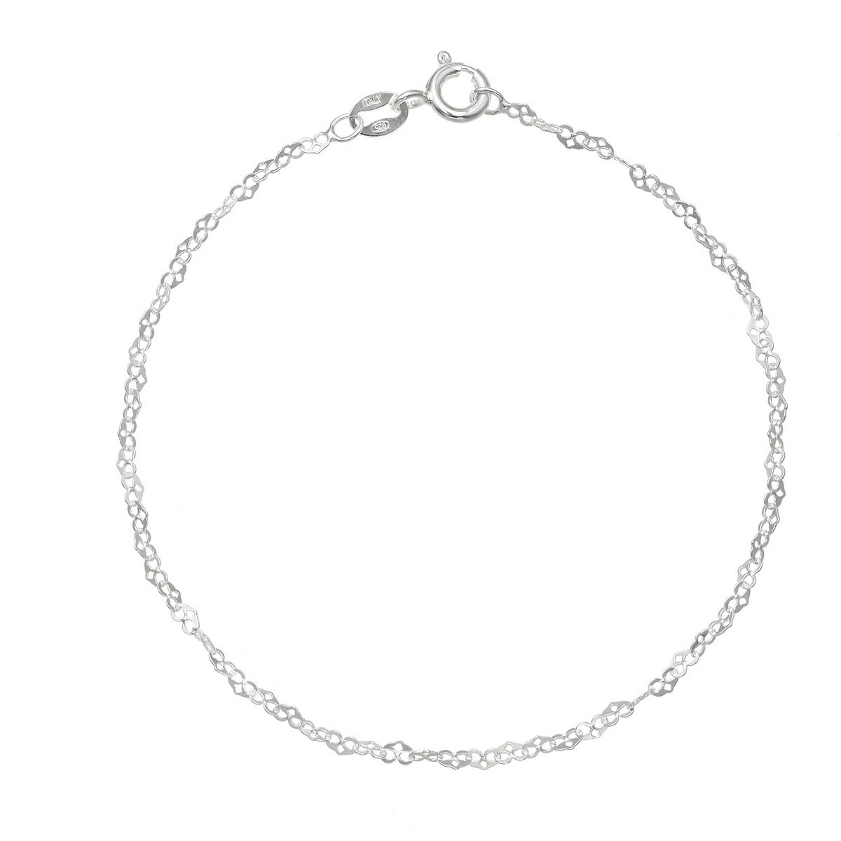 Kohl's sterling silver deals heart bracelet