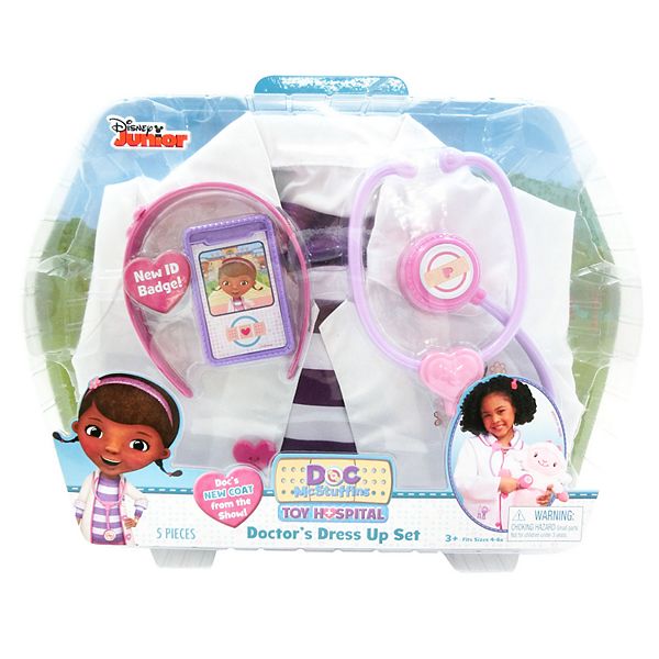 openbaring Ongehoorzaamheid Wig Disney's Doc McStuffins Toy Hospital Doctor's Dress Up Set