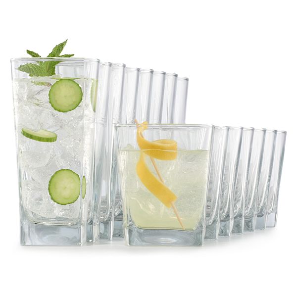 Food Network™ Pour 4-pc. Crystal Highball Glass Set