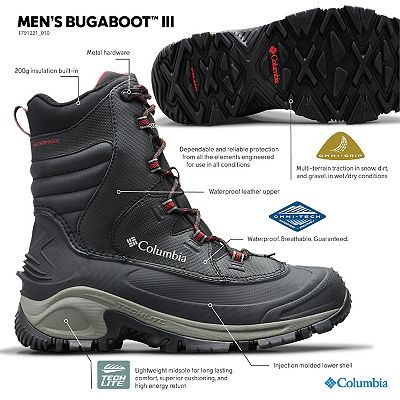 Columbia Bugaboot III Men s Waterproof Winter Boots