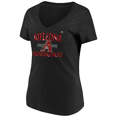 Women's Majestic Arizona Diamondbacks Relentless Tee